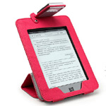 Kindle Touch Pink Case with built-in light and stand